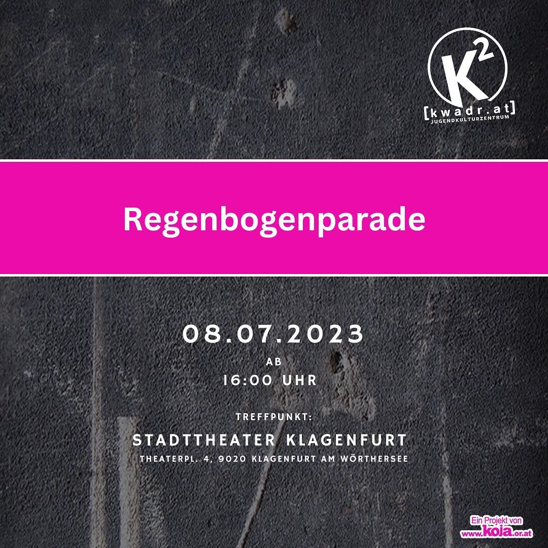 Wir freuen uns auf die Regenbogenparade 🤩!
#ojakärnten #klagenfurt #pride #loveislove